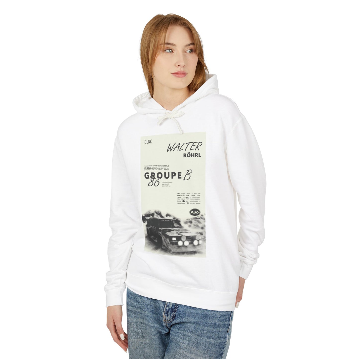 Unisex Lightweight Hooded Sweatshirt