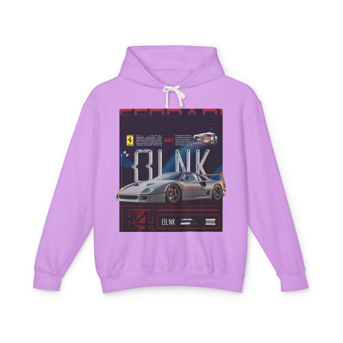 Unisex Lightweight Hooded Sweatshirt