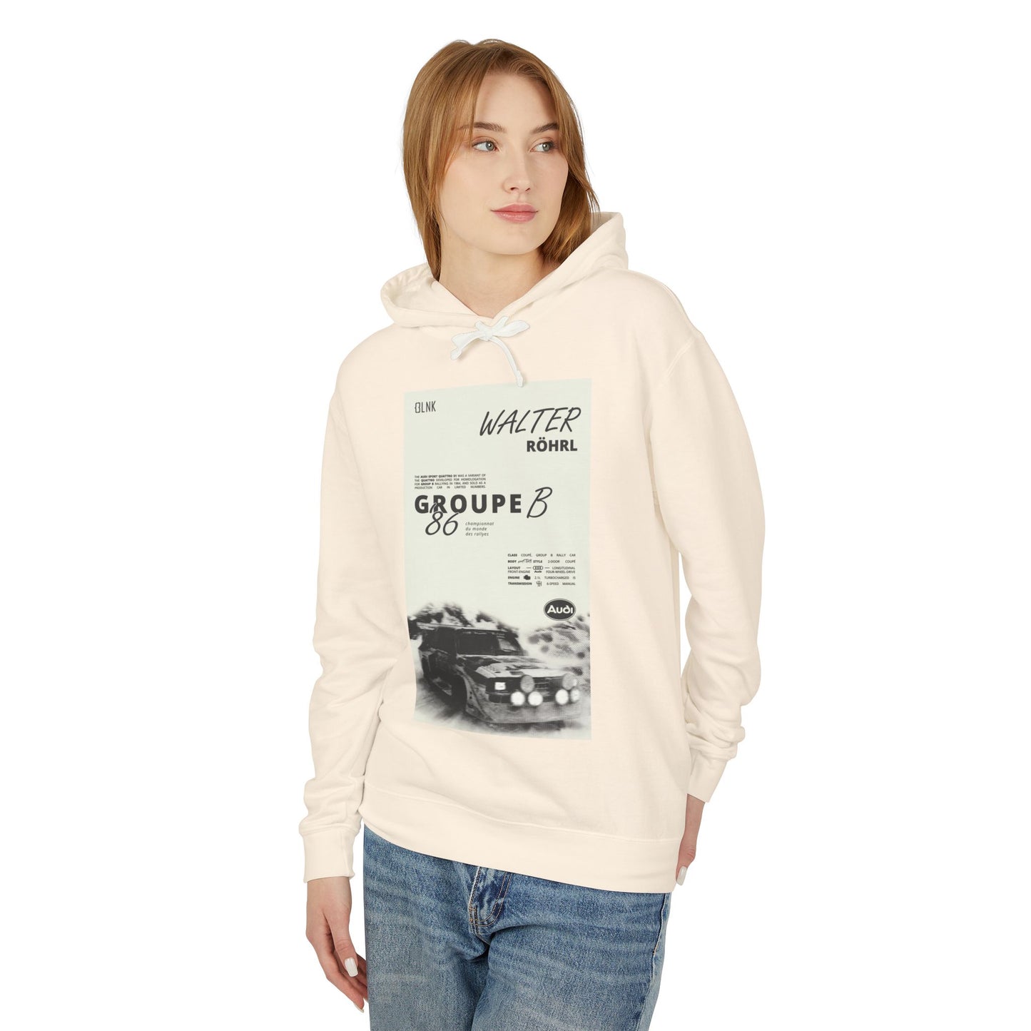 Unisex Lightweight Hooded Sweatshirt