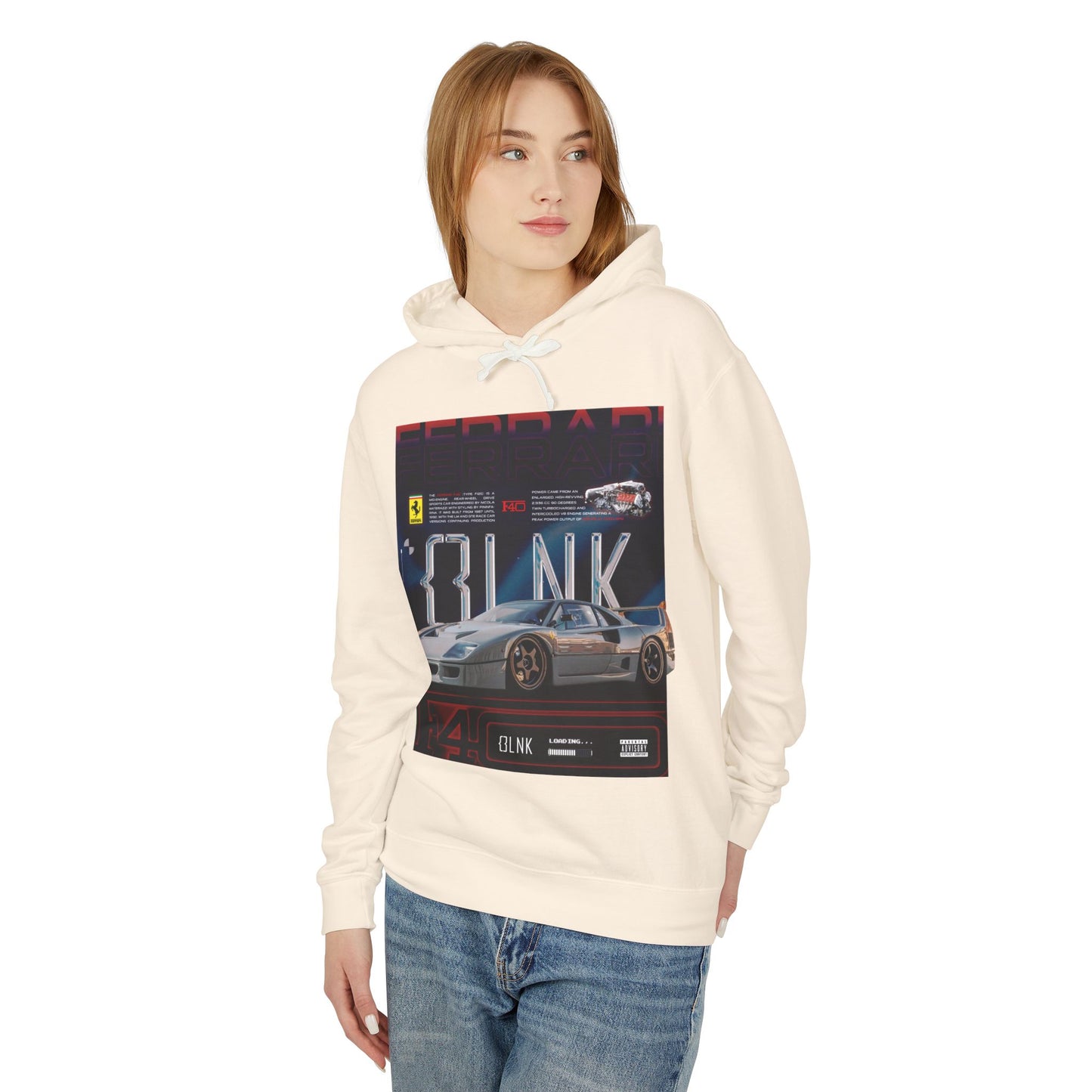 Unisex Lightweight Hooded Sweatshirt