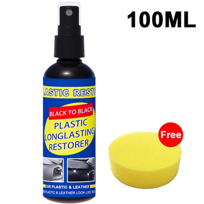 Plastic Restorer Revitalizer Plastic Leather Renovator Longlasting