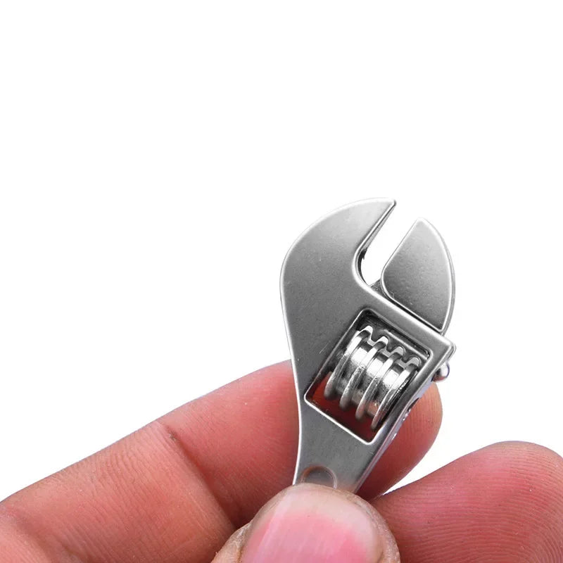 Simulation Tool Keychain Metal Creative Wrench Keychain Car Small Gift