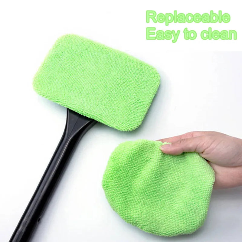 Car Window Cleaner Brush Kit Microfiber Windshield Cleaning Tool Auto