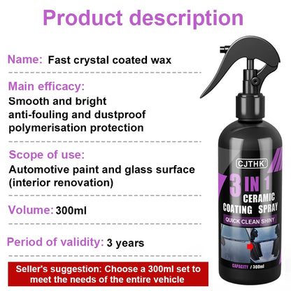 Car Ceramic Nano Coating Liquid Coatin Nano Crystal Hydrophobic Layer