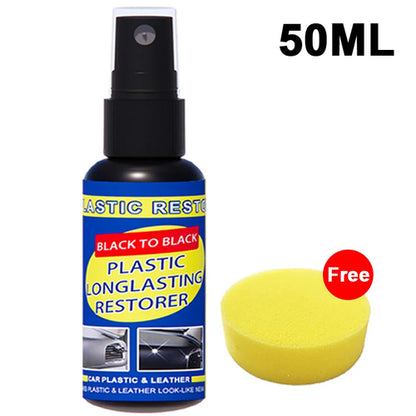 Plastic Restorer Revitalizer Plastic Leather Renovator Longlasting