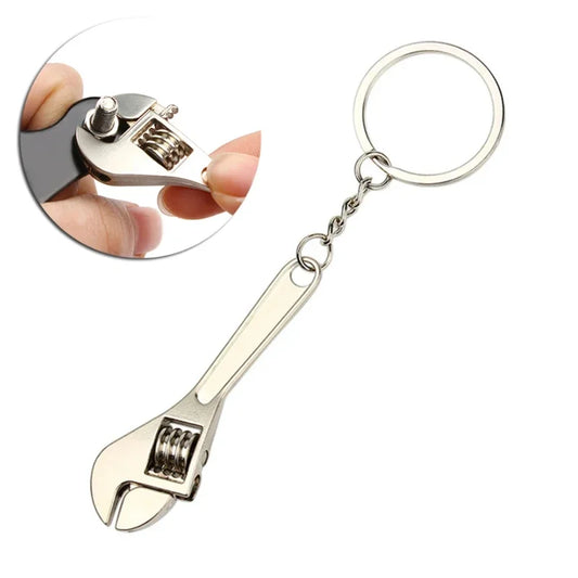 Simulation Tool Keychain Metal Creative Wrench Keychain Car Small Gift